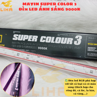 Đèn MAYIN SUPER COLOR 3 9000K - Đèn Led Cao Cấp Cho Huyết Long, Cá Lóc, Cá Vàng