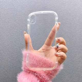 [ Iphone XR ] Ốp Lưng Silicon Trong Suốt Viền Cong