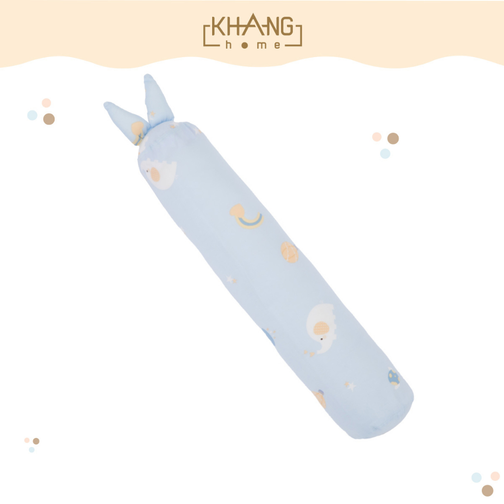 Gối Ôm Tai Thỏ Cho Bé Vải Sợi Tre Cao Cấp Khang Home, chất liệu vải sợi tre thoáng mát cho bé ngủ ngon, sâu giấc