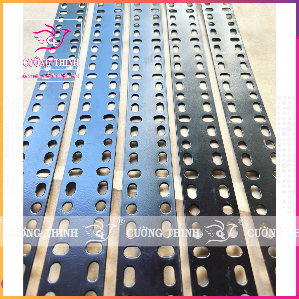 Thanh sắt La 6, dài 80cm, lắp ráp kệ sắt v lỗ...