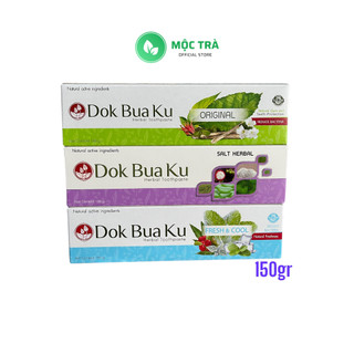 Kem Đánh Răng Dok Bua Ku Twin Lotus 150g - Số 1 tại Thái Lan - Đủ 3 mùi