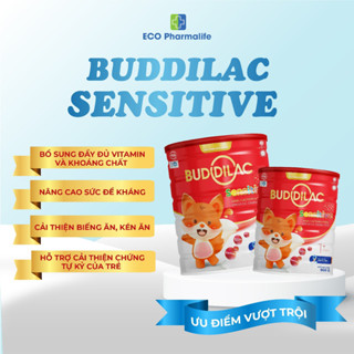 Sữa Bột Dinh Dưỡng Cho Bé Chậm Phát Triển BUDDILAC Sensitive Hỗ Trợ Trí Não