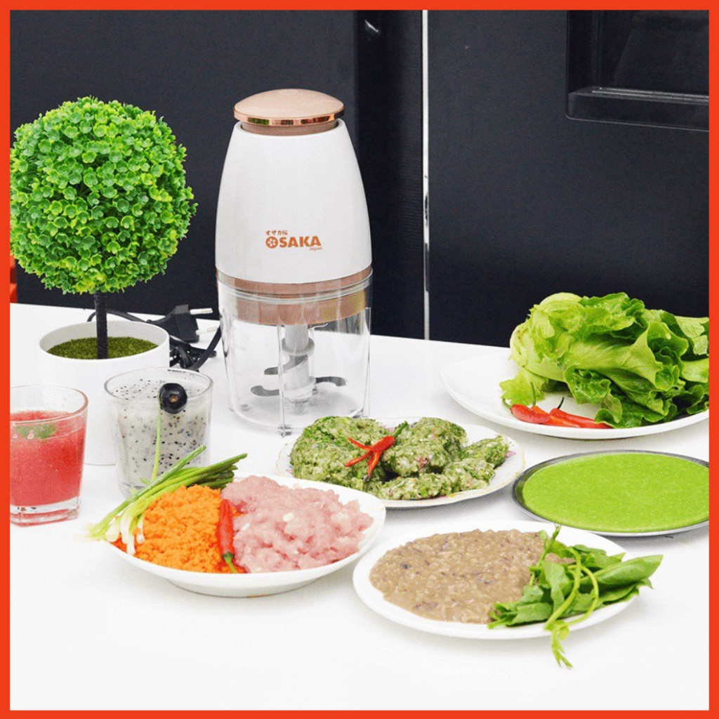 Máy xay đa năng osaka cao cấp, xay đá, xay thịt, xay hoa quả và các loại thực phẩm OK43