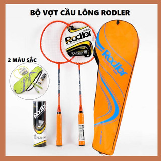 [SALE SỐC] COMBO Bộ Vợt cầu lông Rodler hợp kim nhôm .Tặng kèm hộp 6 quả cầu.