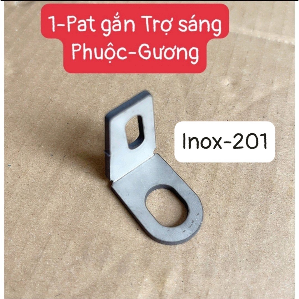 Pát Gắn Trợ Sáng Chữ L Dày 3Ly gắn xe máy