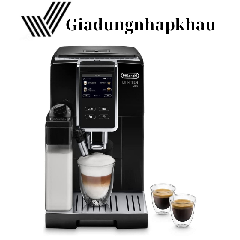 Máy Pha Cà Phê Tự Động DeLonghi Dinamica Plus ECAM 370.70.B, Máy Pha Cafe, Espresso, Cappuccino, 19Bar, Made in Italy