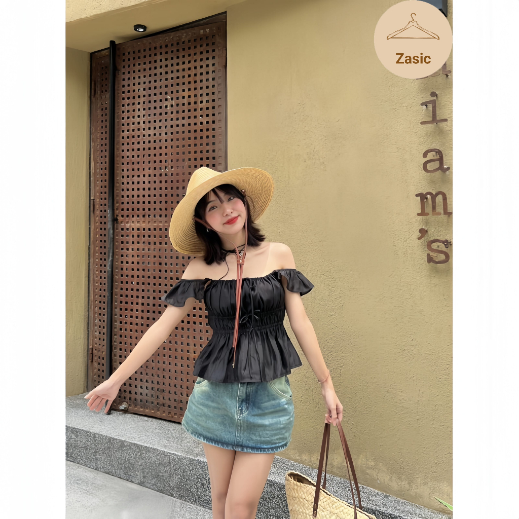 Áo Cánh Tiên Phối Nơ Mặc 2 Kiểu Xinh Xắn, Dễ Thương