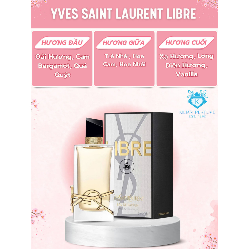 Nước hoa Nữ Yves Saint Laurent Libre YSL dung tích 90ml nồng độ EDP hương thơm quyến rũ nữ tính cuốn hút gợi cảm | BigBuy360 - bigbuy360.vn