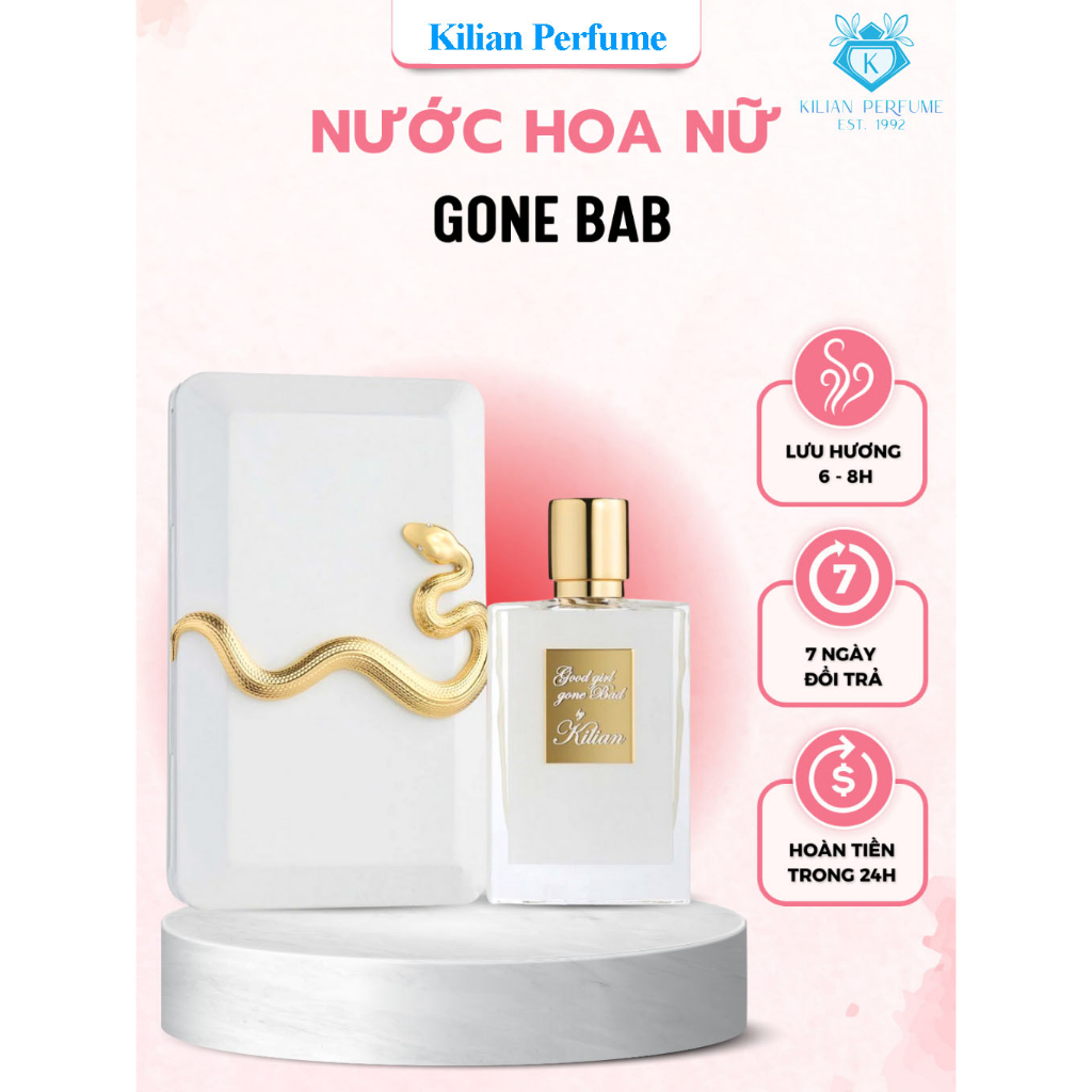 Nước Hoa Nữ Rắn Trắng Đen Kilian Good Girl Gone Bad mùi hương quyền lực sang trọng quyến rũ - Kilian Perfume