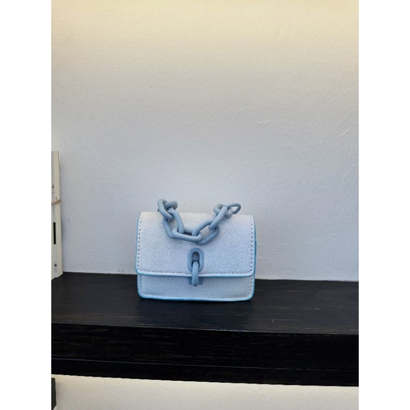 Túi đeo chéo mini cnk xích to cưng xĩu 12cm 2 màu