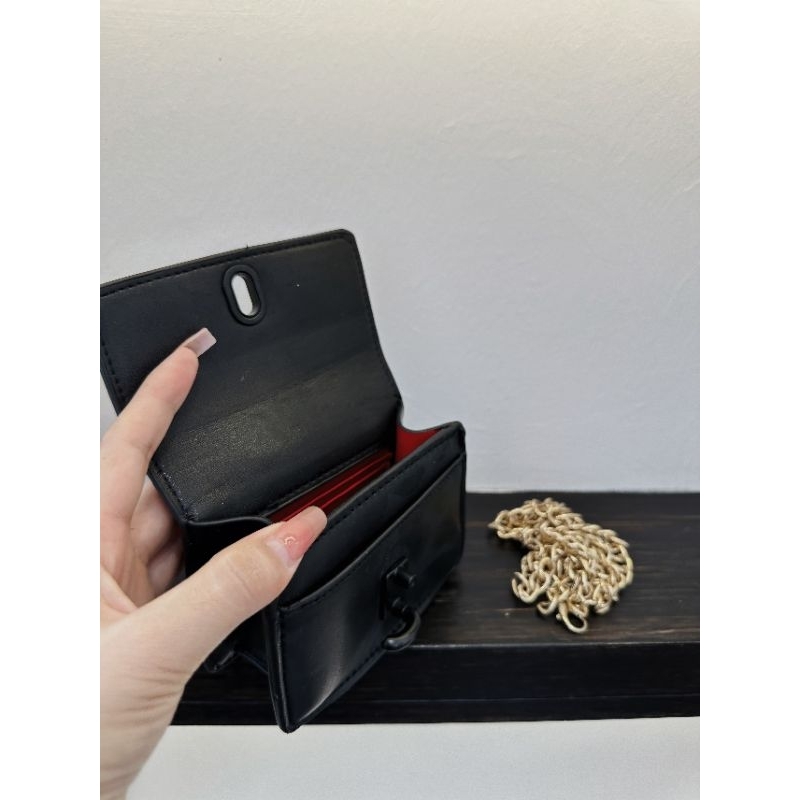 Túi đeo chéo mini cnk xích to cưng xĩu 12cm 2 màu