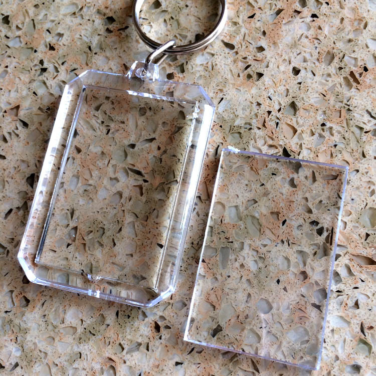 THANH LÍ PHÔI MÓC KHÓA MICA IN ẢNH HÌNH CHỮ NHẬT 35x55mm