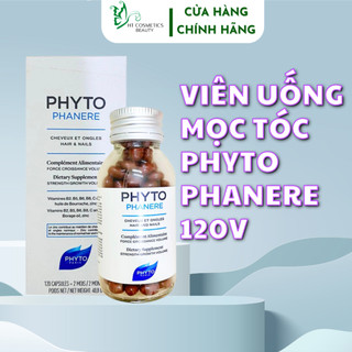 Viên Uống Mọc Tóc PHYTO PHANERE 120V. Hàng Chuẩn Pháp