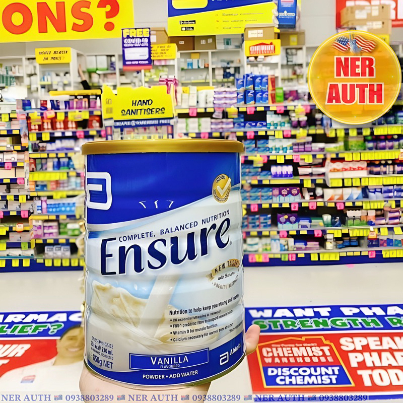 Sữa Ensure Úc 850g date mới nhất