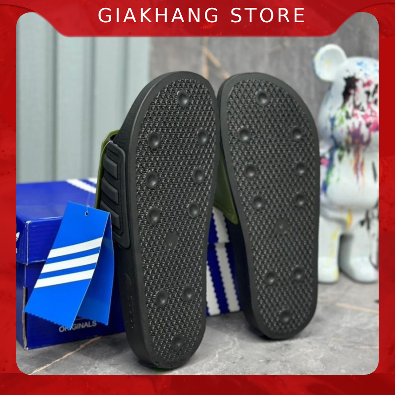 Dép ADIDAS quai ngang cao su thể thao không thấm nước