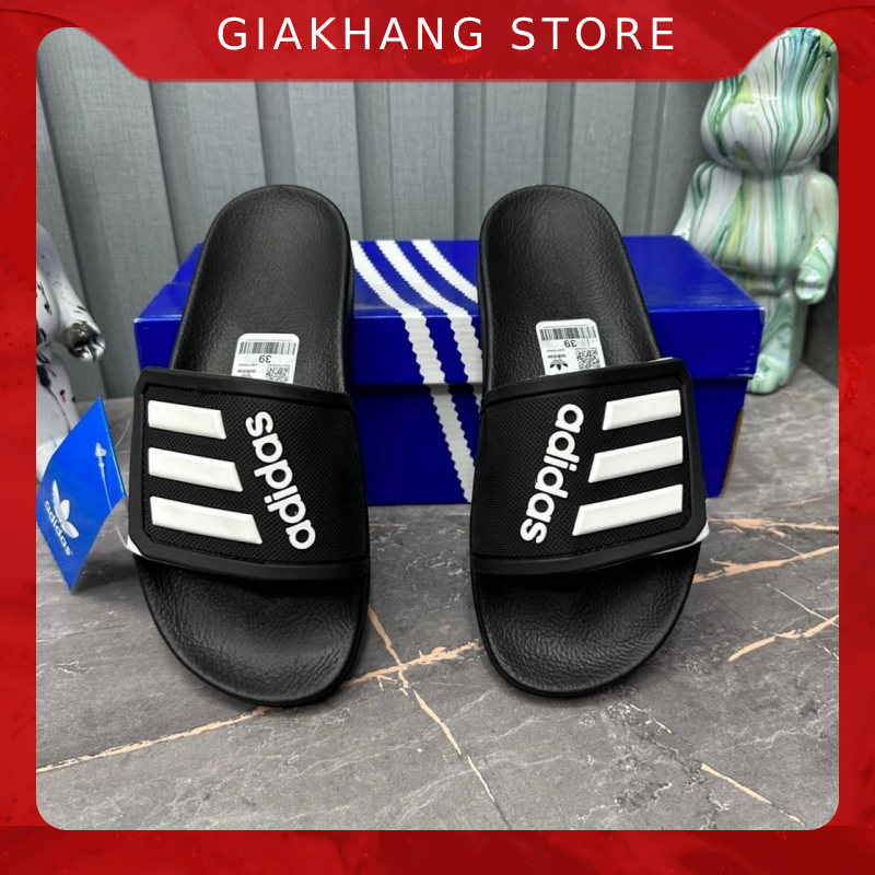 Dép ADIDAS quai ngang cao su thể thao không thấm nước