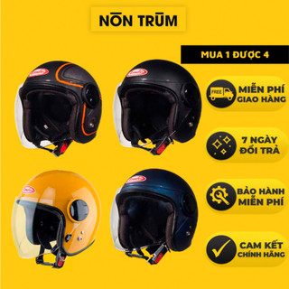 Nón bảo hiểm 3/4 Andes 382H có kính chính hãng phân phối tại Nón Trùm