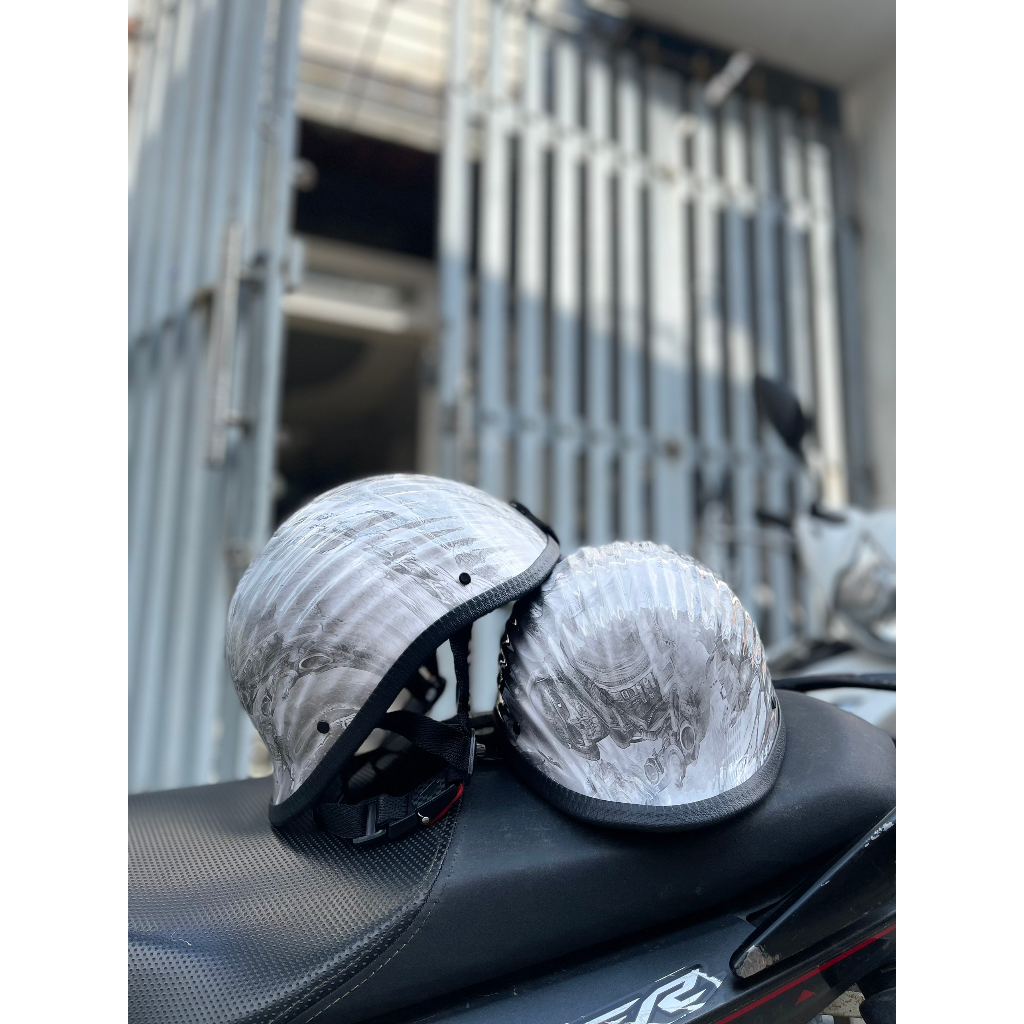 Nón bảo hiểm sò nhúng carbon siêu ngầu