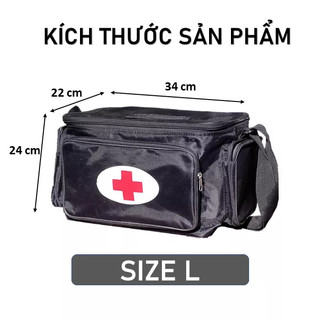 Túi cứu thương đen lớn