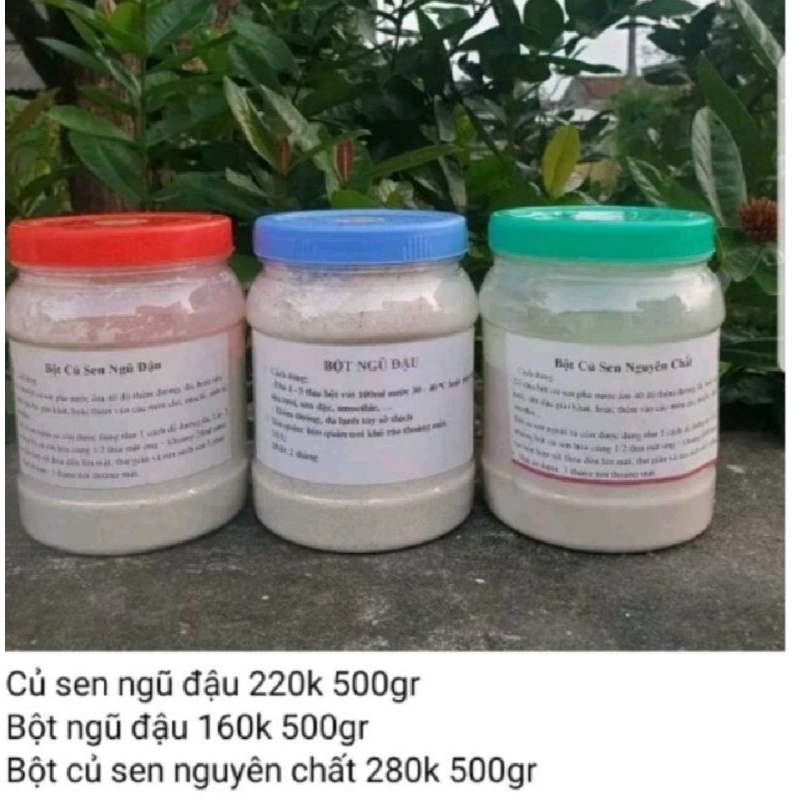 Bột củ sen nguyên chât