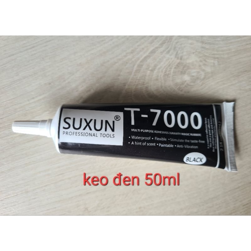 Keo dán màn hình , nắp lưng điện thoại - B7000 T7000 thể tích 15ml & 50ml - keo màu trắng , đen