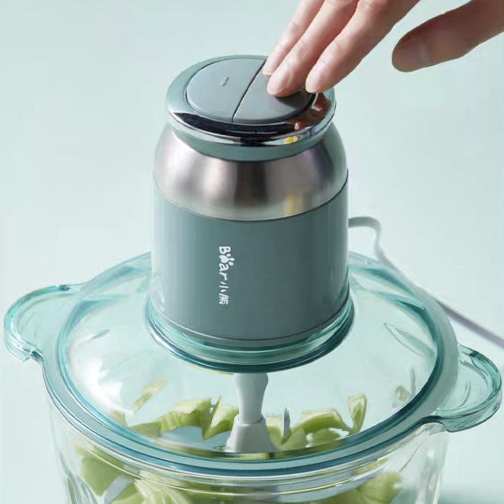 Máy xay thịt đa năng BEAR 2.5L cối thủy tinh công suất 350W bảo hành 12 tháng