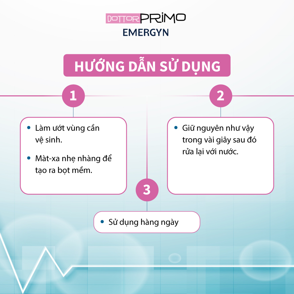 Dung Dịch Vệ Sinh Cho Người Bị Viêm Nhiễm Phụ Khoa DottorPrimo Emergyn (Chai 100ml)