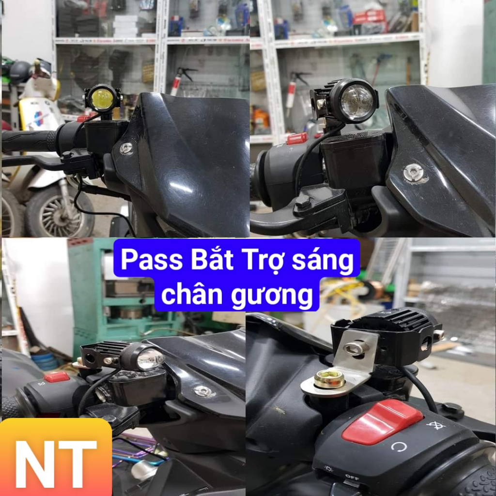 Pát Gắn Trợ Sáng Chữ L Dày 3Ly gắn xe máy