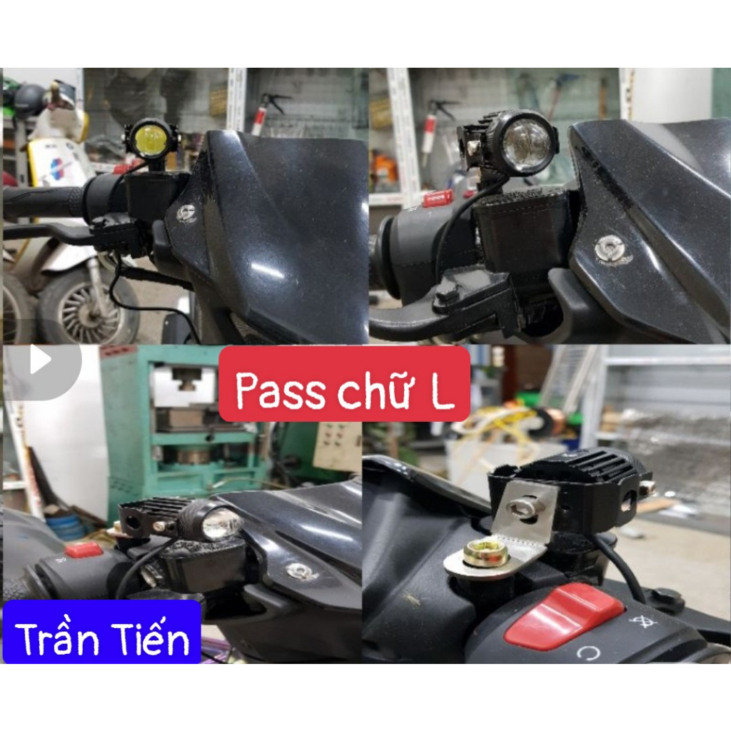 Pát Gắn Trợ Sáng Chữ L Dày 3Ly gắn xe máy