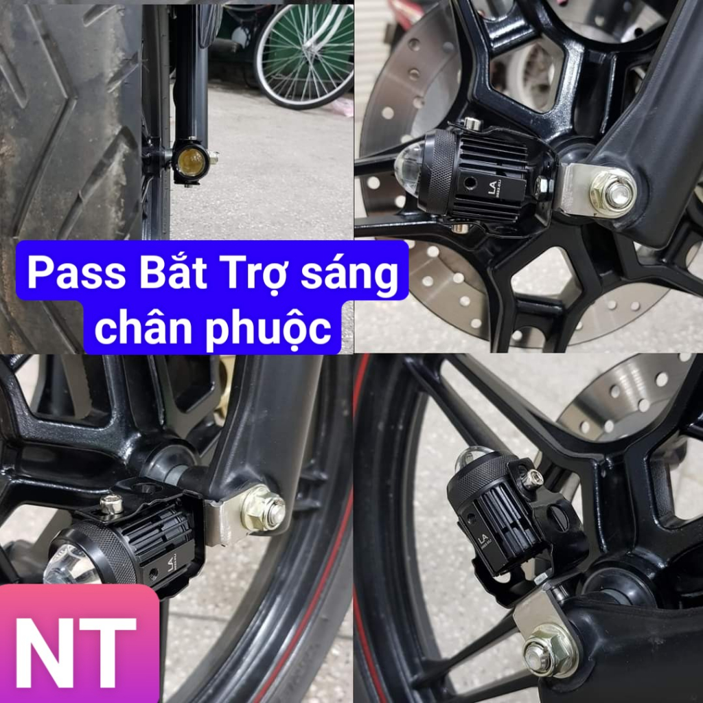 Pát Gắn Trợ Sáng Chữ L Dày 3Ly gắn xe máy