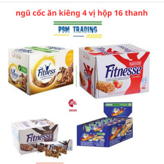  Ngũ cốc Nestle Fitnesse vị Socola  vị chuối  vị dâu 23.5g 16 Thanh  1 Hộp   Ngũ cốc ăn. 