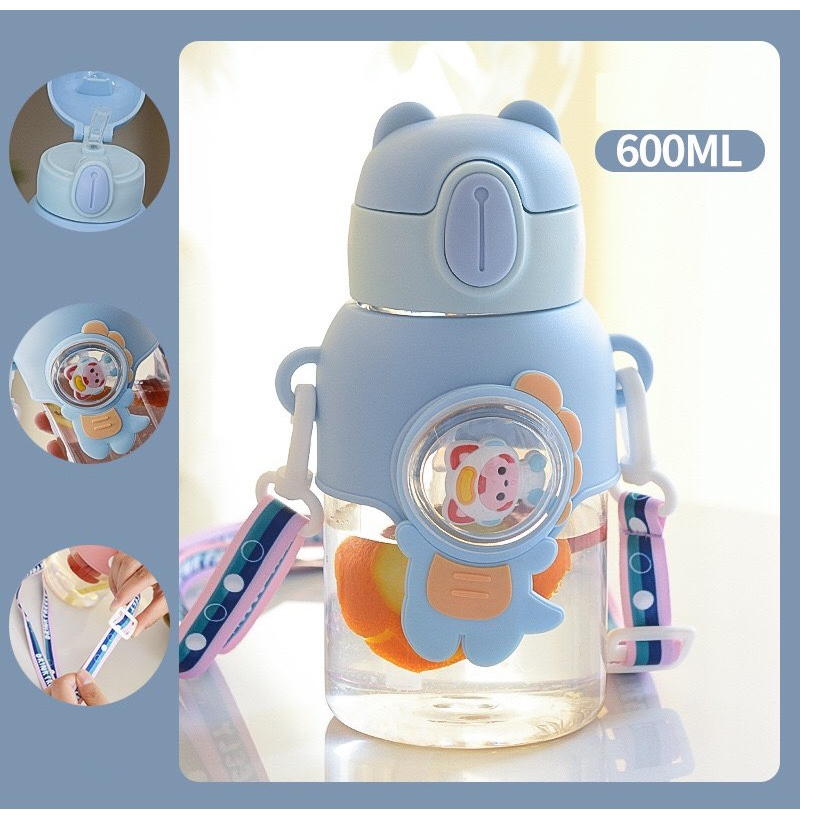 Bình Giữ Nhiệt Cao Cấp Love Baby Có Ống Hút Nước Cho Bé