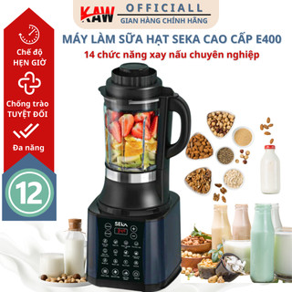 Máy làm sữa hạt E400 KAW- SEKA 14in1, Máy Làm Sữa Đậu Nành Chính Hãng