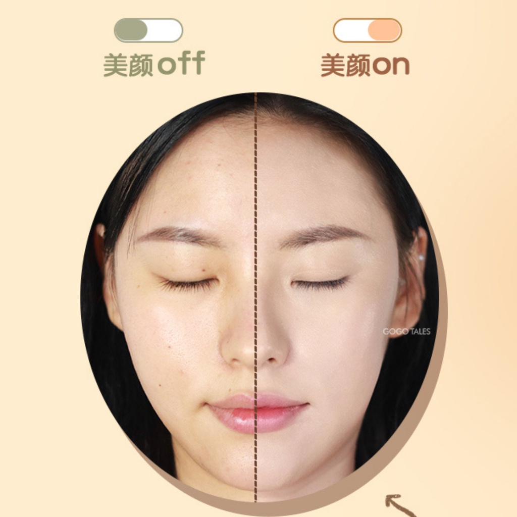 Kem Che khuyết điểm 3 màu nội địa trung GOGO TALES Light Coke Silk Moisten chính hãng, mỏng nhẹ bám dính tốt GT470