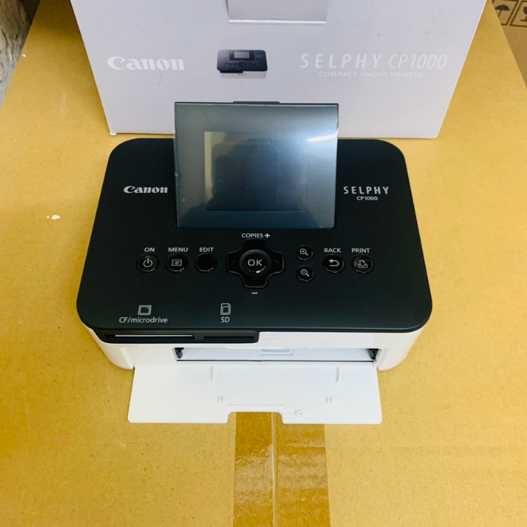 Máy in ảnh QR code, ảnh siêu âm Canon Cp1300/ canon Cp1000 chính hãng bảo hành 12 tháng