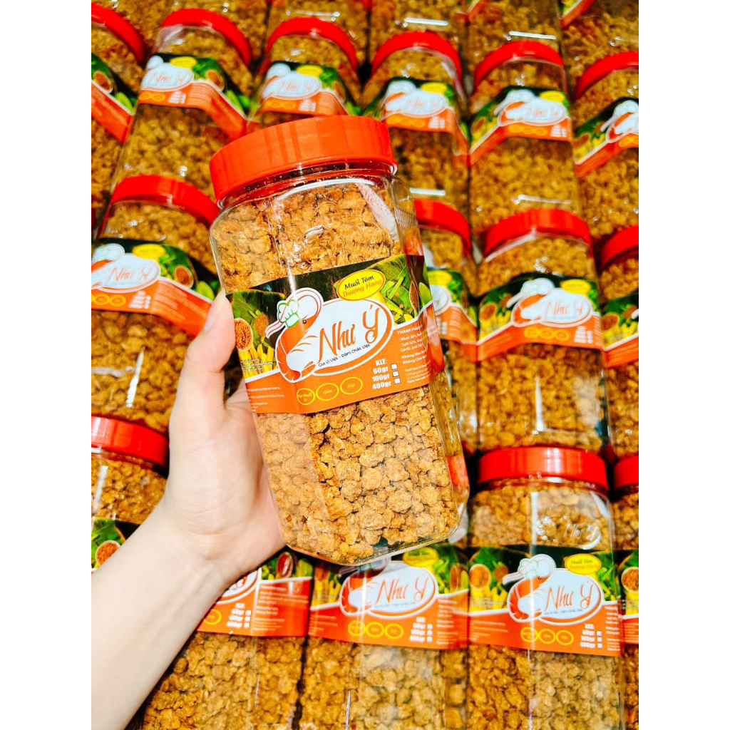 Muối Tôm Như Ý Nguyên Con Tôm Siêu Ngon - Hôp 400g