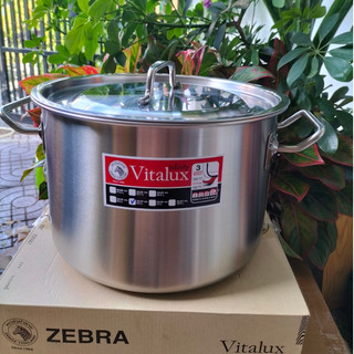 Nồi hầm zebra 3 đáy vitalux infinity 26x18cm, 9.5l - 171345 hàng nhập khẩu thái lan