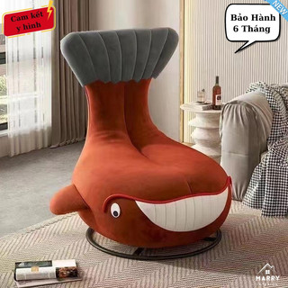 Ghế thư giãn hình cá voi trang trí phòng khách phong cách bắc âu hiện đại, hàng nhập khẩu- nội thất marry
