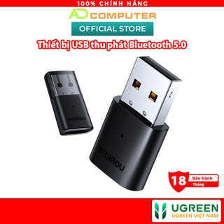 Thiết bị usb thu phát bluetooth 5.0 ugreen 80889 cho máy tính laptop - hàng phân phối chính hãng - bảo hành 18 tháng