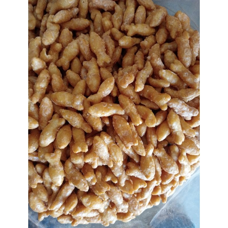 500Gr Bánh quẩy cá phủ đường, ăn vặt tuổi thơ ăn cùng Bà Kim AVBAKI