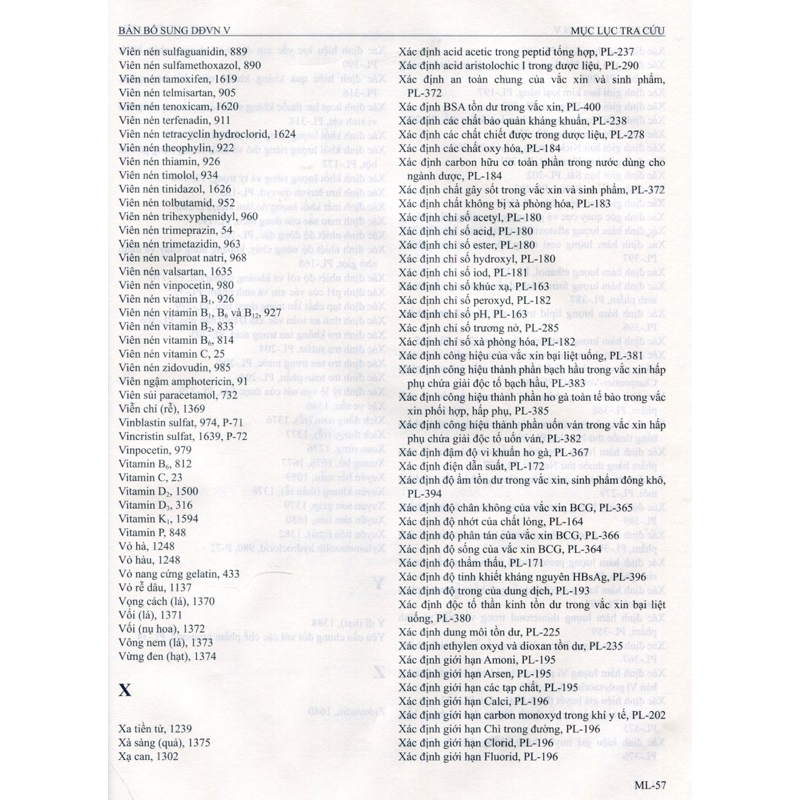 Sách - Dược điển Việt Nam V