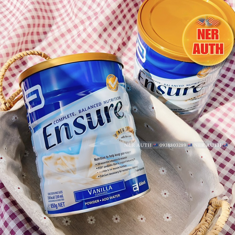 Sữa Ensure Úc 850g date mới nhất