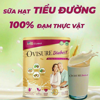 Sữa hạt tiểu đường Ovisure Diabest lon 650g chính hãng date mới