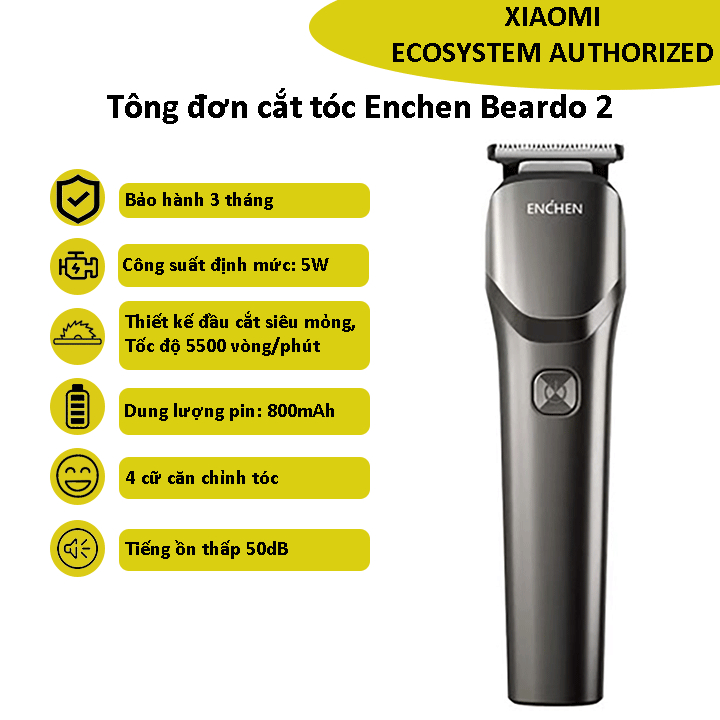 Tông đơn cắt tóc Enchen Beardo 2 - Shop MI Ecosystem Authorized