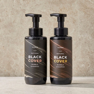 Dầu gội dưỡng tóc đen tự nhiên - NATURAL BLACK COVER BUBBLE SHAMPOO