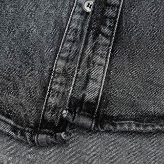 Áo sơ mi Denim form oversize Selected Montier