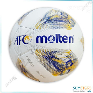 Quả banh bóng đá futsal molten f9a1510-a trắng