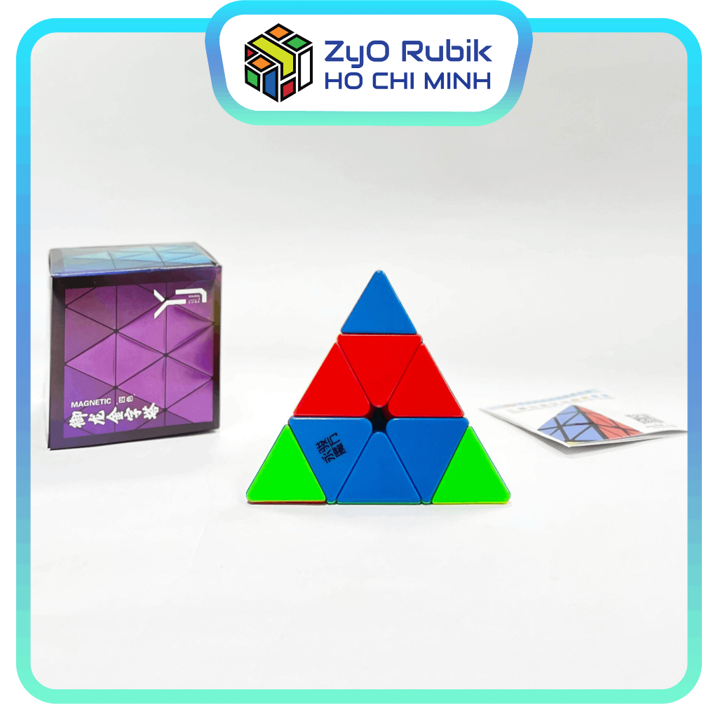 Rubik YJ Pyraminx V2 M - Rubik Biến Thể Tam Giác 3 Tầng Có Nam Châm Stickerless - Đồ Chơi Phát Triển Trí Tuệ - Zyo Rubik