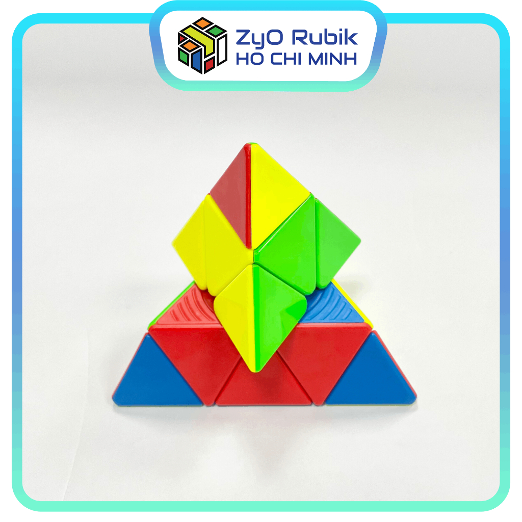 Rubik YJ Pyraminx V2 M - Rubik Biến Thể Tam Giác 3 Tầng Có Nam Châm Stickerless - Đồ Chơi Phát Triển Trí Tuệ - Zyo Rubik