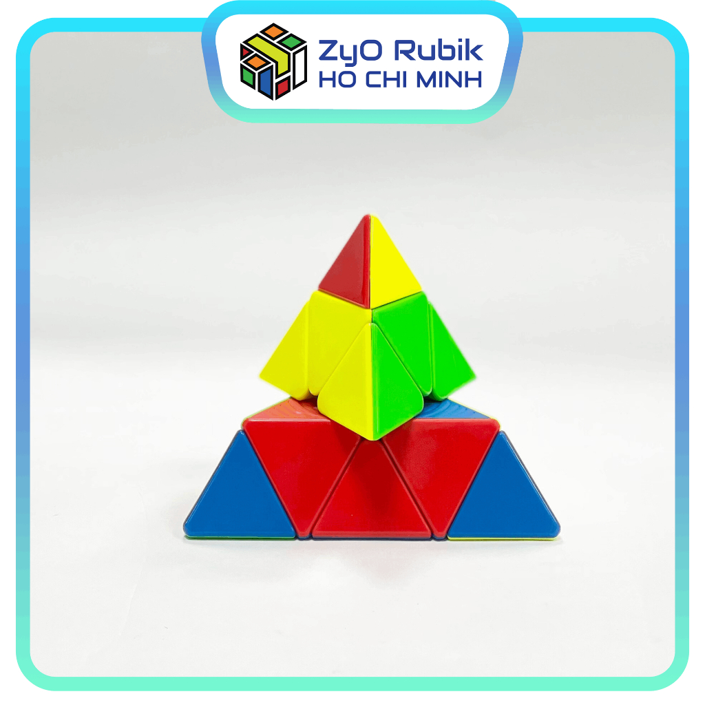 Rubik YJ Pyraminx V2 M - Rubik Biến Thể Tam Giác 3 Tầng Có Nam Châm Stickerless - Đồ Chơi Phát Triển Trí Tuệ - Zyo Rubik